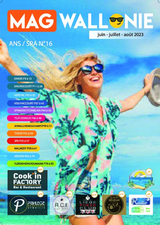 Mag Wallonie : magazine MAG WALLONIE SPA-ANS N°16 de 