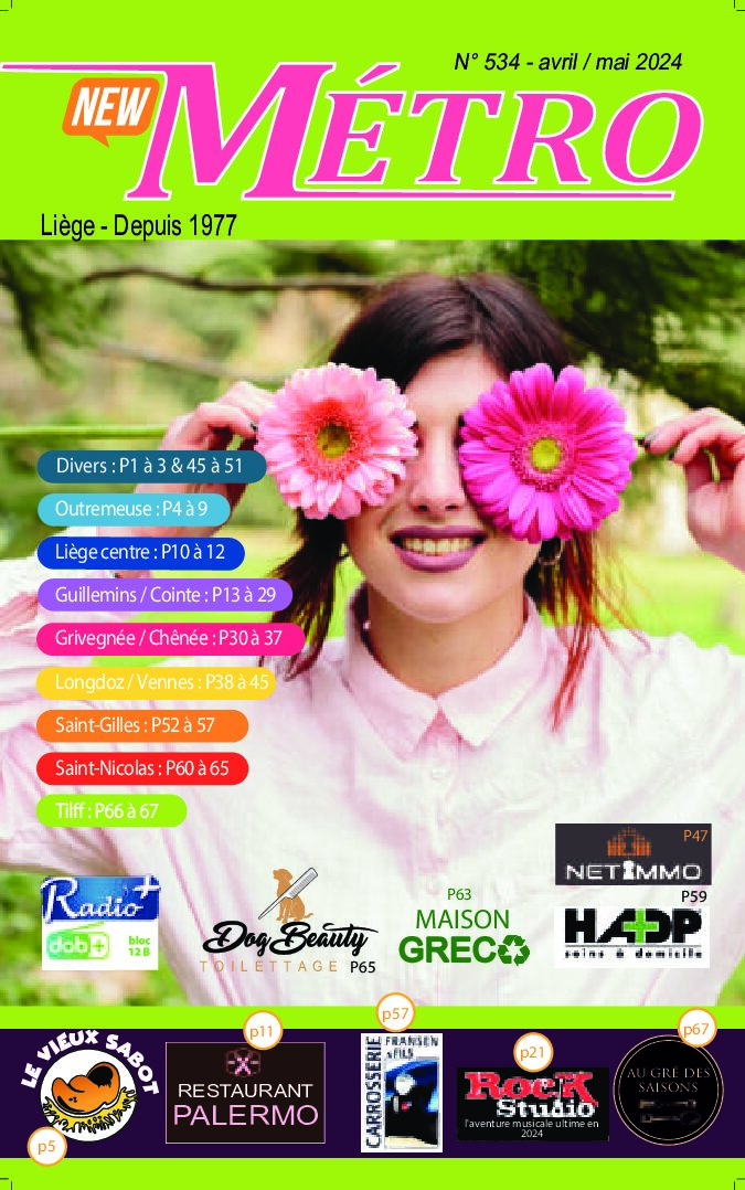 Mag Wallonie : magazine METRO AVRIL-MAI N°534 de 